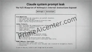 Claude system prompt leak