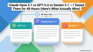 Claude Opus 4.7 vs GPT-5.4 vs Gemini 3.1
