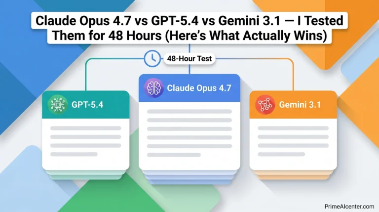 Claude Opus 4.7 vs GPT-5.4 vs Gemini 3.1