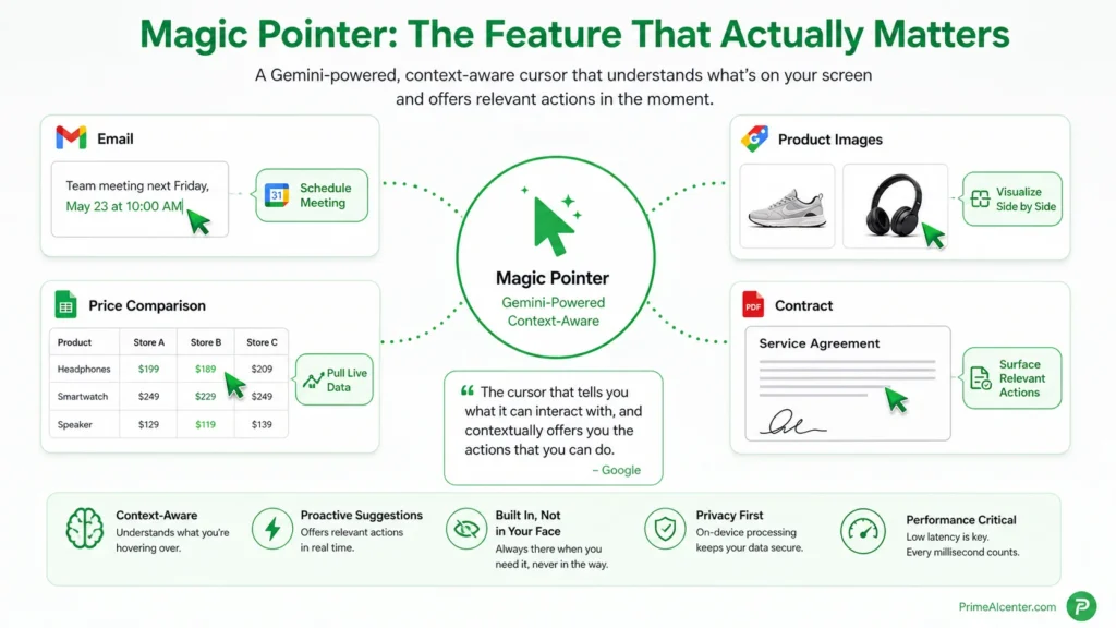 Googlebook Magic Pointer